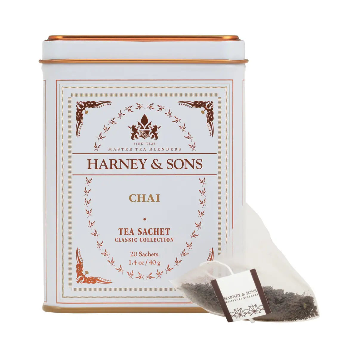 Chai Tea - Classic Tin of 20 Sachets - Harney & Sons Fine Teas