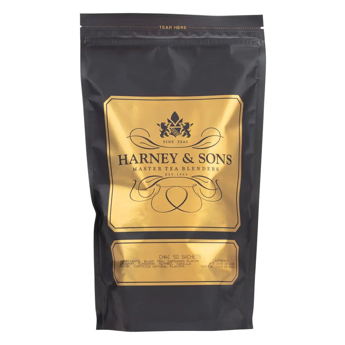 Chai Tea - Sachets / Bag of 50 Sachets - Harney & Sons Fine Teas