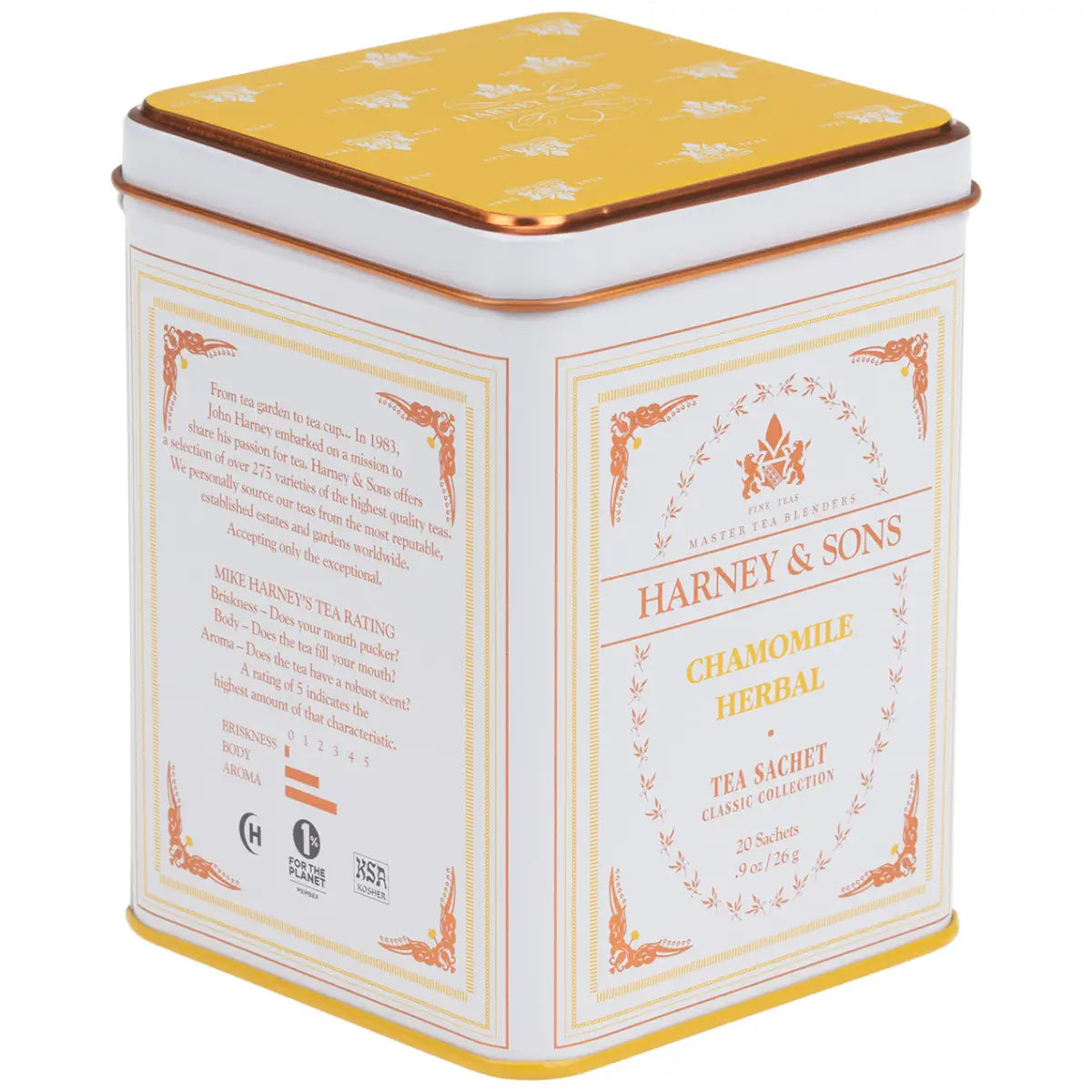 Chamomile Herbal Tea - Classic Tin of 20 Sachets - Sachets / Tin of 20 Sachets - Harney & Sons Fine Teas