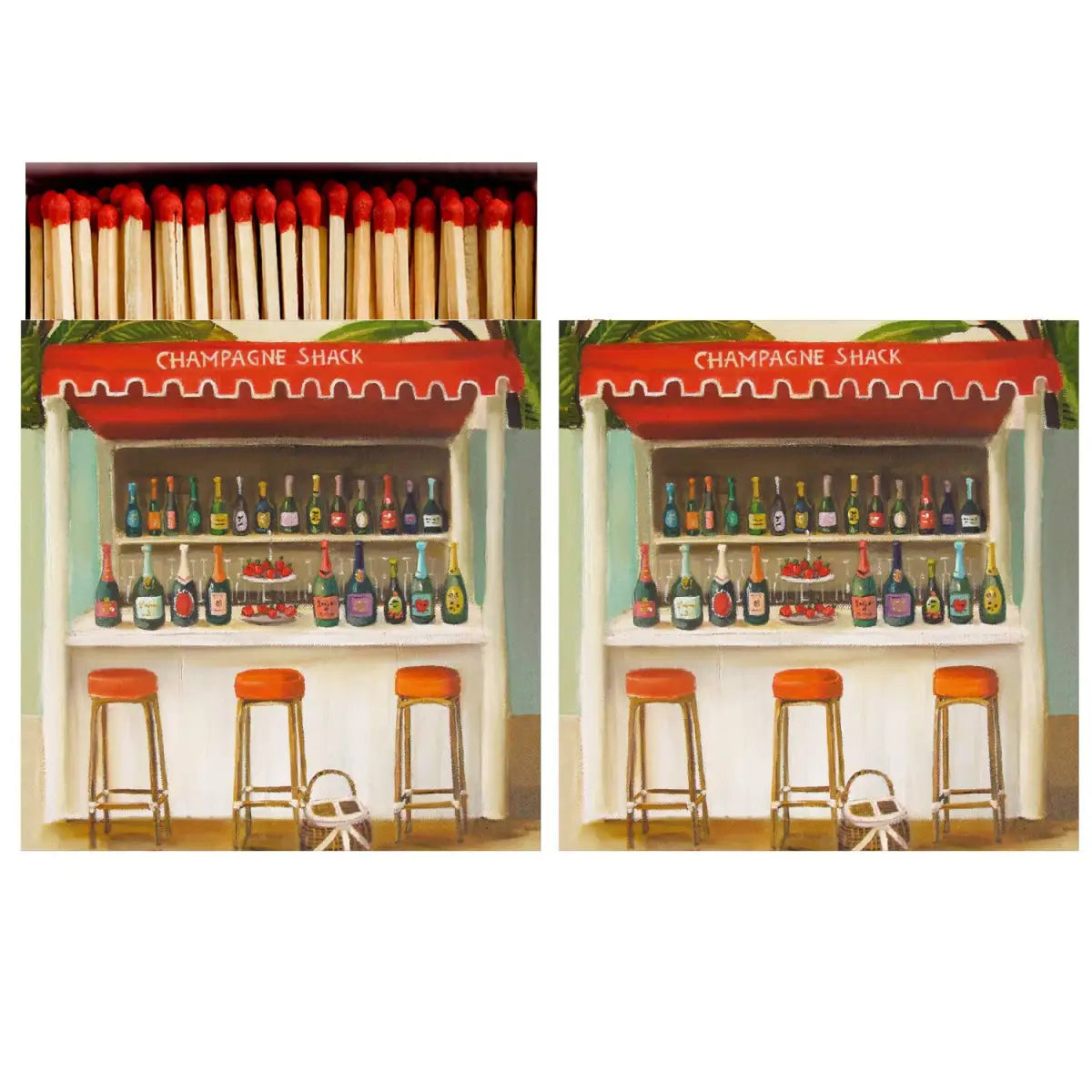 Matches - Champagne Shack by Janet Hill - Hester & Cook - Stationery