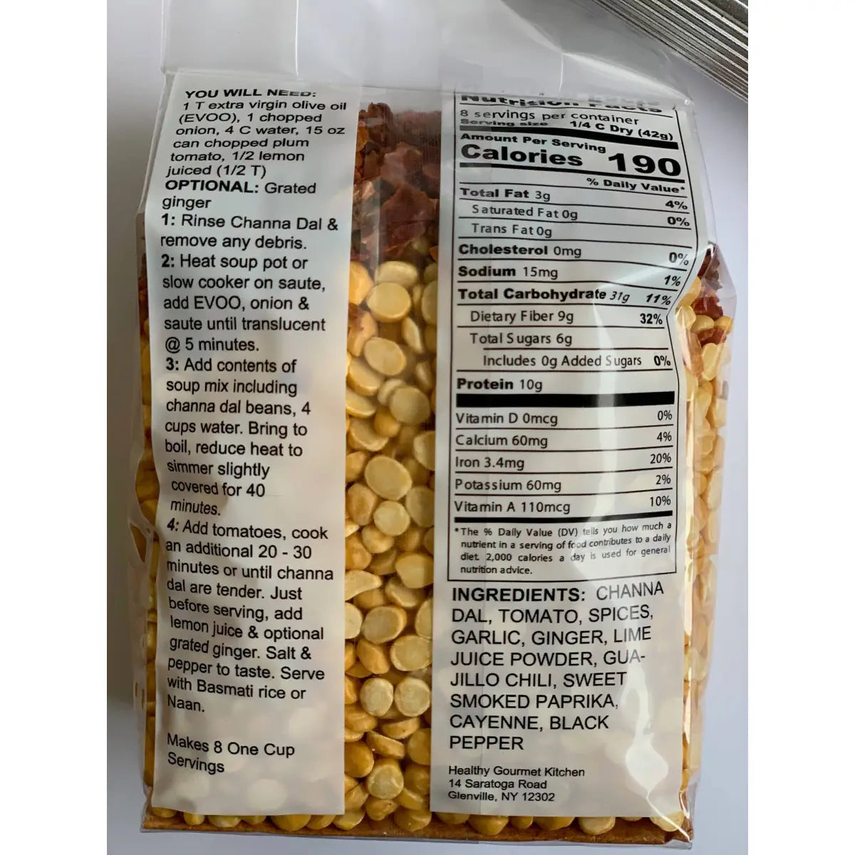 Soup Mix - Channa Masala - Healthy Gourmet Kitchen