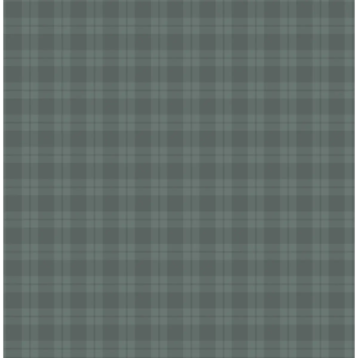 Channing Wallpaper - Classic Country Plaid - by WabiSabi Pattern Studio - Sample 1 foot by 1 foot / Green - Loomwell