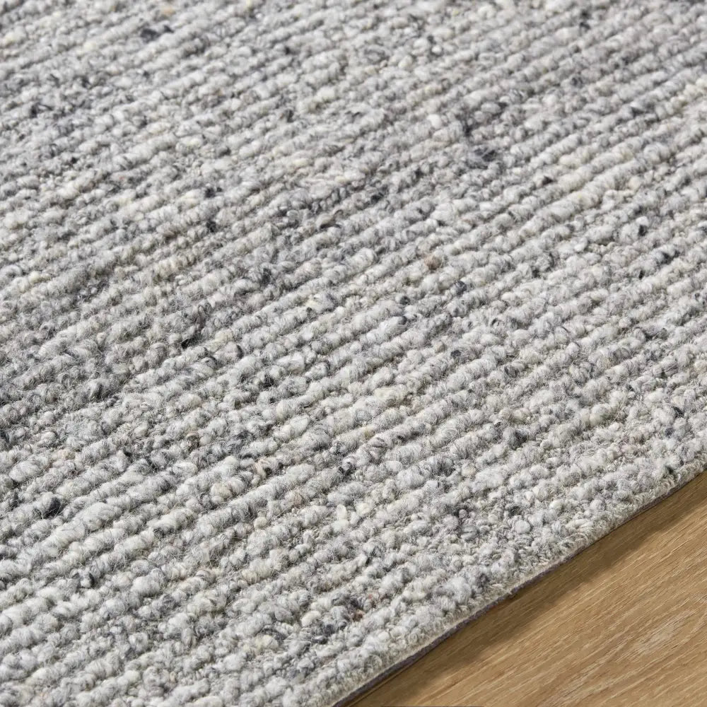 Charcoal Gray Wool Area Rug - Boutique Rugs