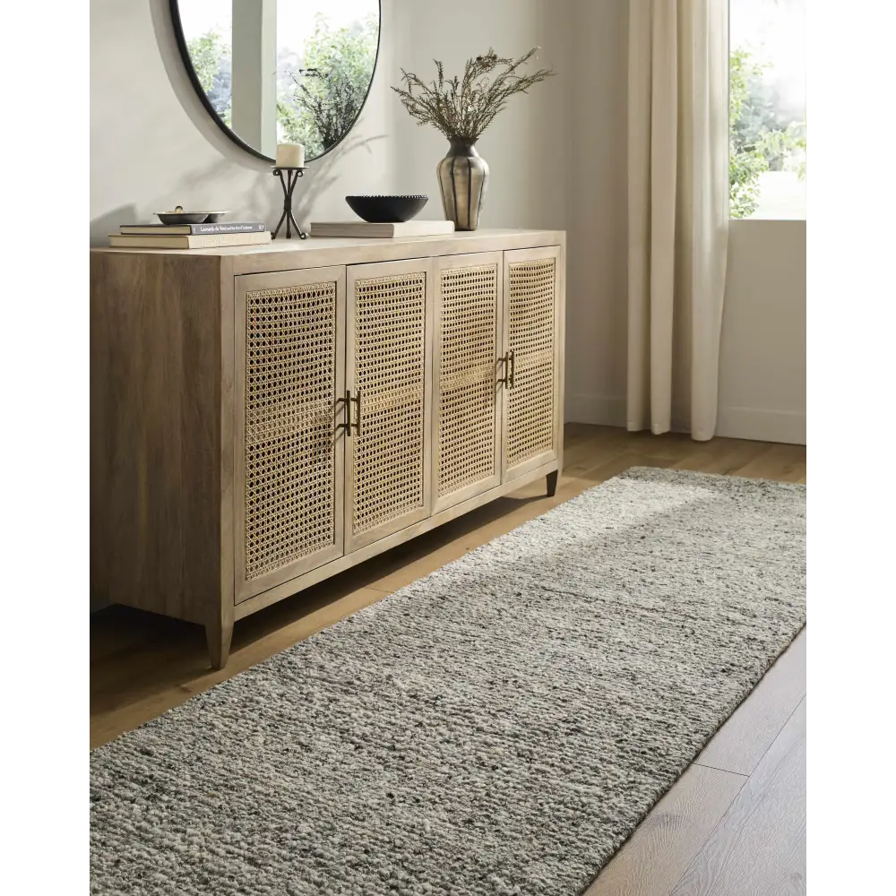 Charcoal Gray Wool Area Rug - Boutique Rugs