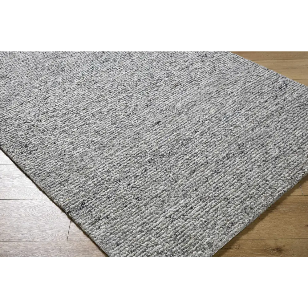 Charcoal Gray Wool Area Rug - Boutique Rugs