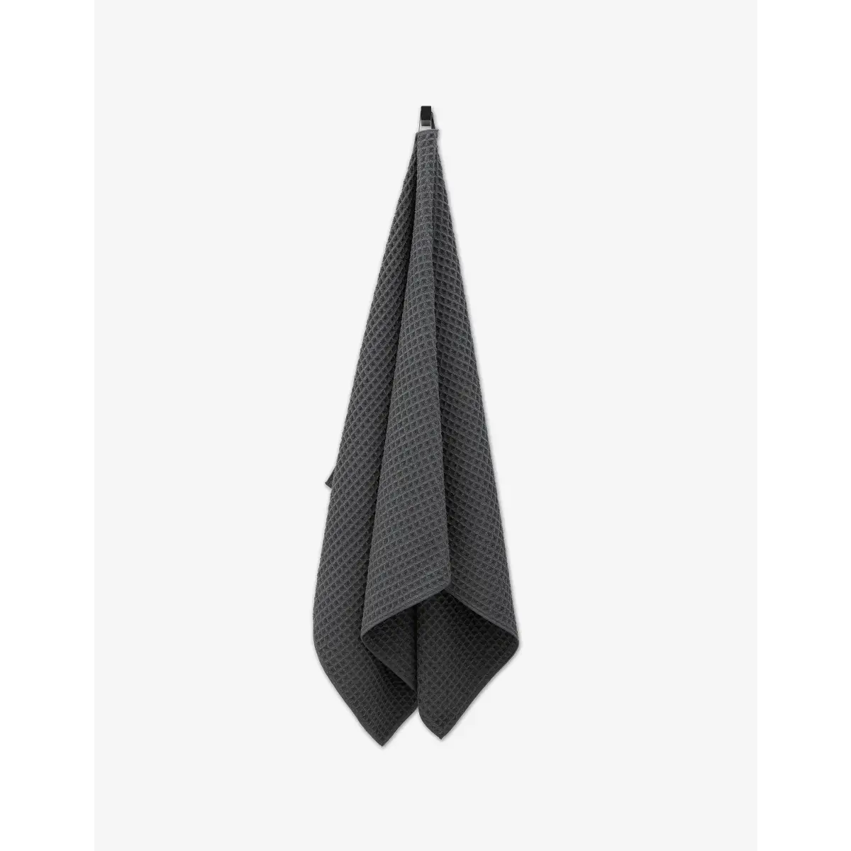 Luxury Waffle Bath Towel - Charcoal - Geometry