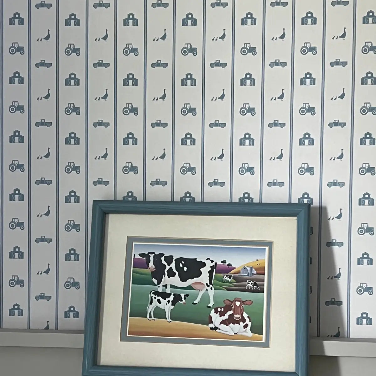 Charlie Wallpaper - Petite Farm Stripe for Baby - by Lauren Blair Hersey - Loomwell Home Goods