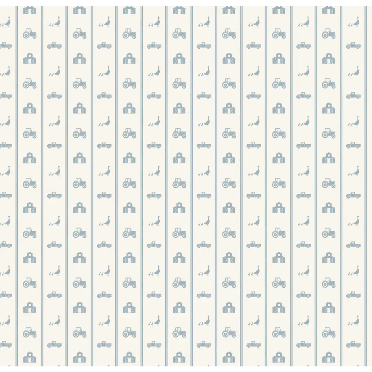 Charlie Wallpaper - Petite Farm Stripe for Baby - by Lauren Blair Hersey - Loomwell Home Goods