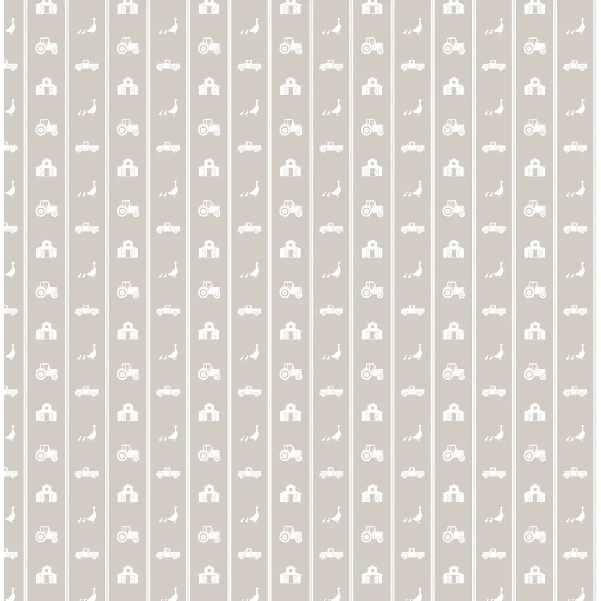 Charlie Wallpaper - Petite Farm Stripe for Baby - by Lauren Blair Hersey - Loomwell Home Goods