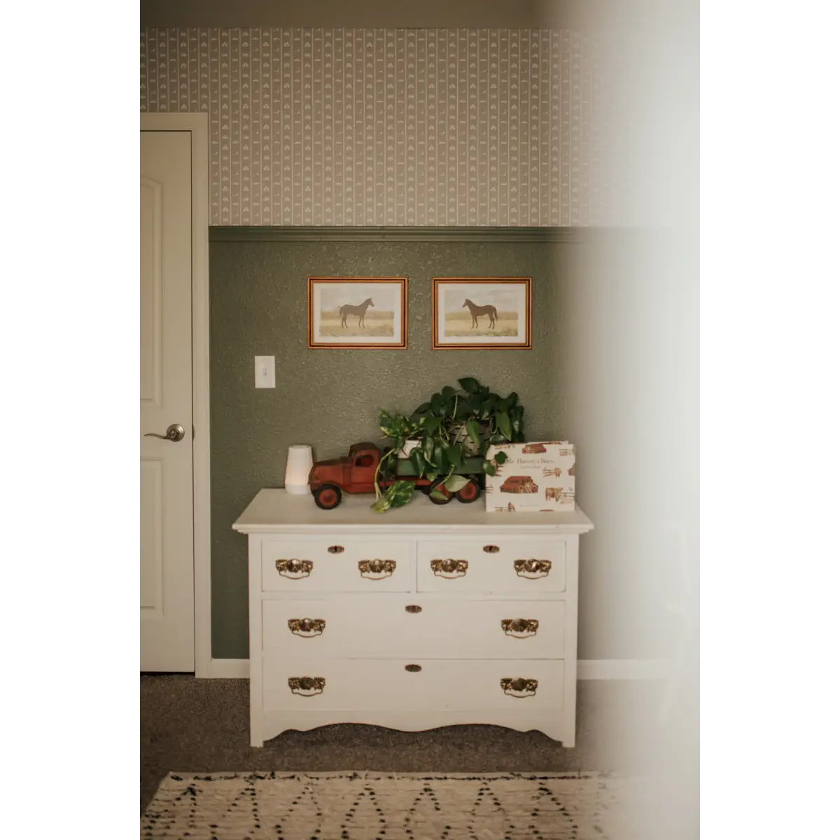 Charlie Wallpaper - Petite Farm Stripe for Baby - by Lauren Blair Hersey - Loomwell Home Goods