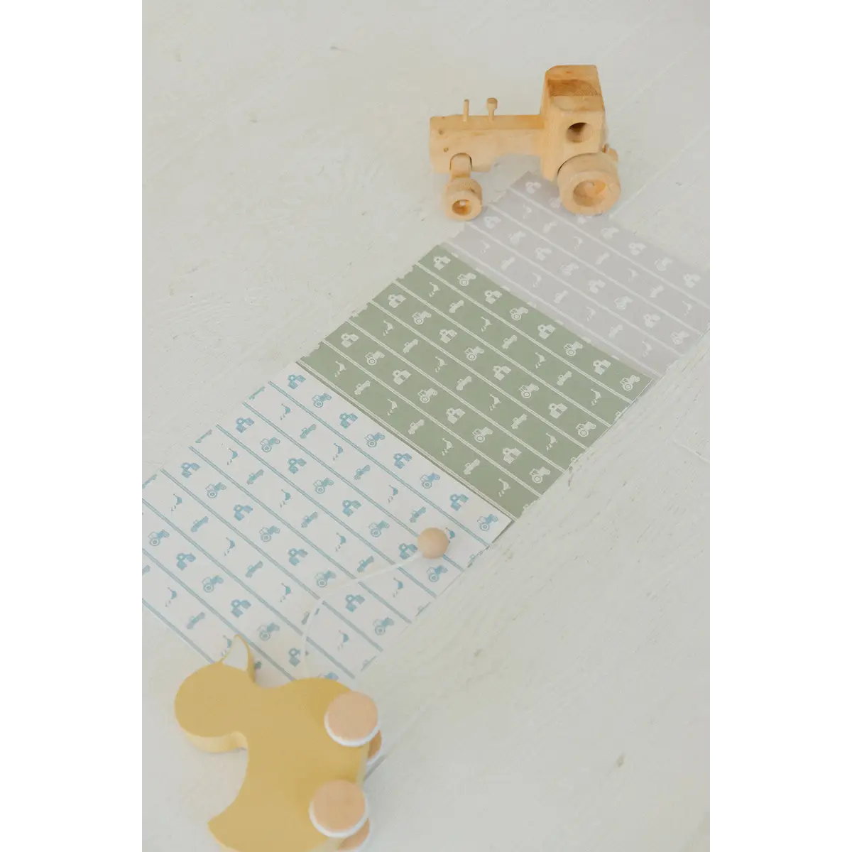 Charlie Wallpaper - Petite Farm Stripe for Baby - by Lauren Blair Hersey - Loomwell Home Goods