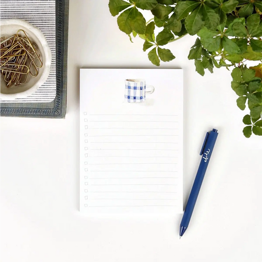 Checklist Notepad - Gingham Mug - emily lex studio