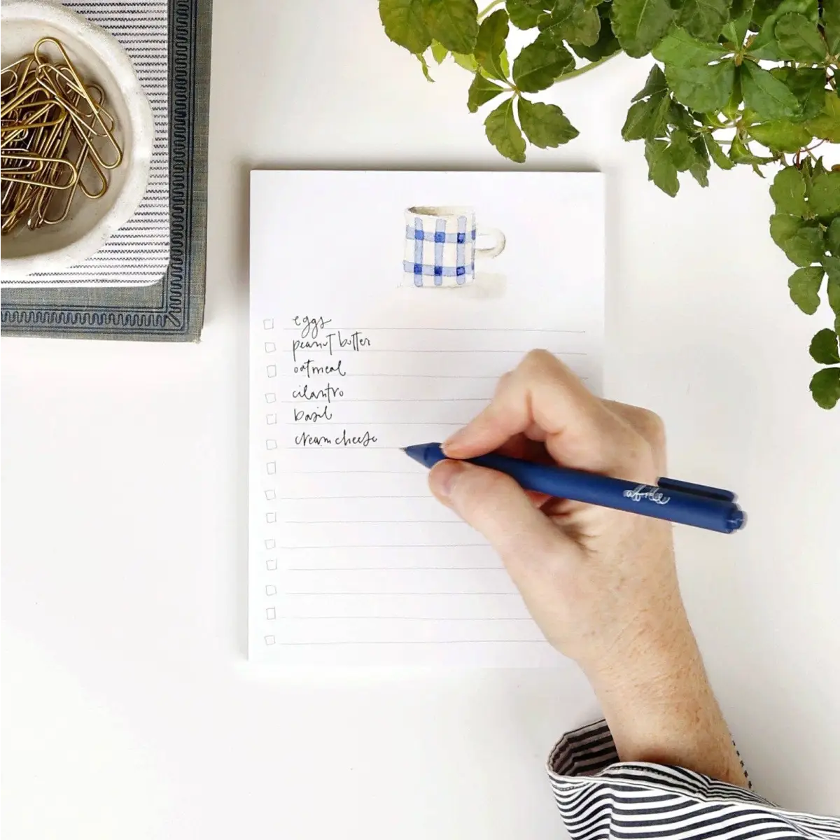 Checklist Notepad - Gingham Mug - emily lex studio