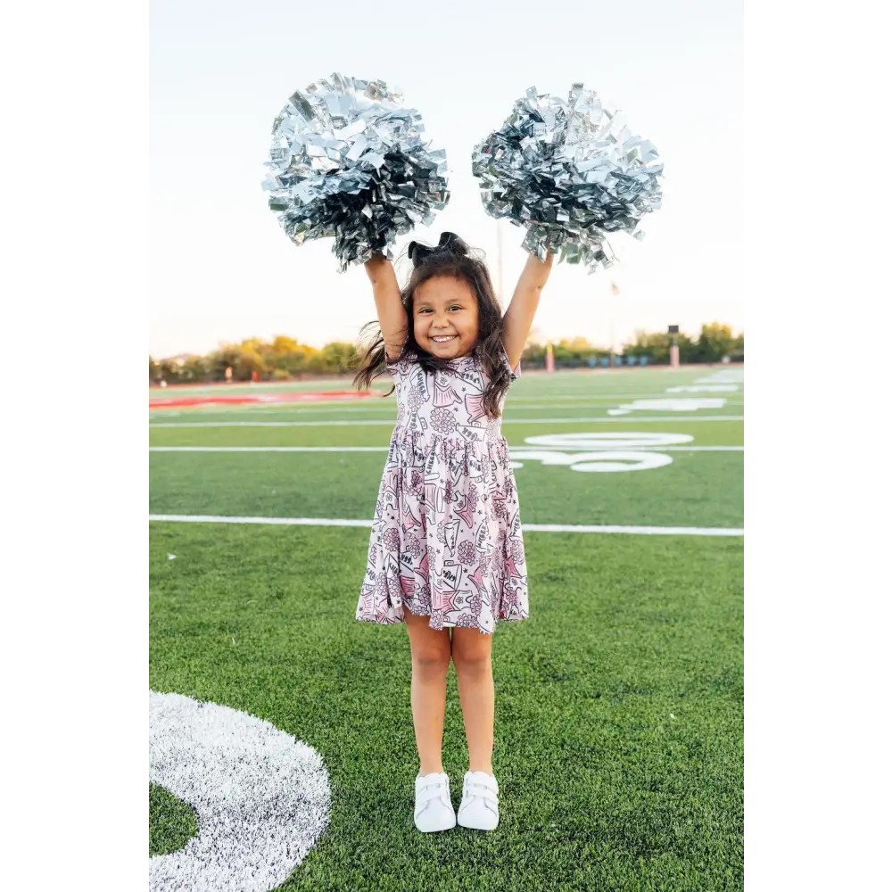 Cheer S/S Pocket Twirl Dress - Mila & Rose ®