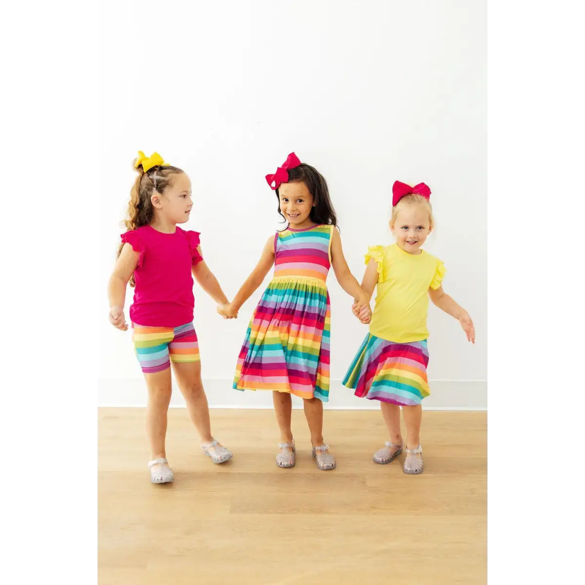Tank Twirl Dress - Cheerful Rainbow Stripes - Mila & Rose ®