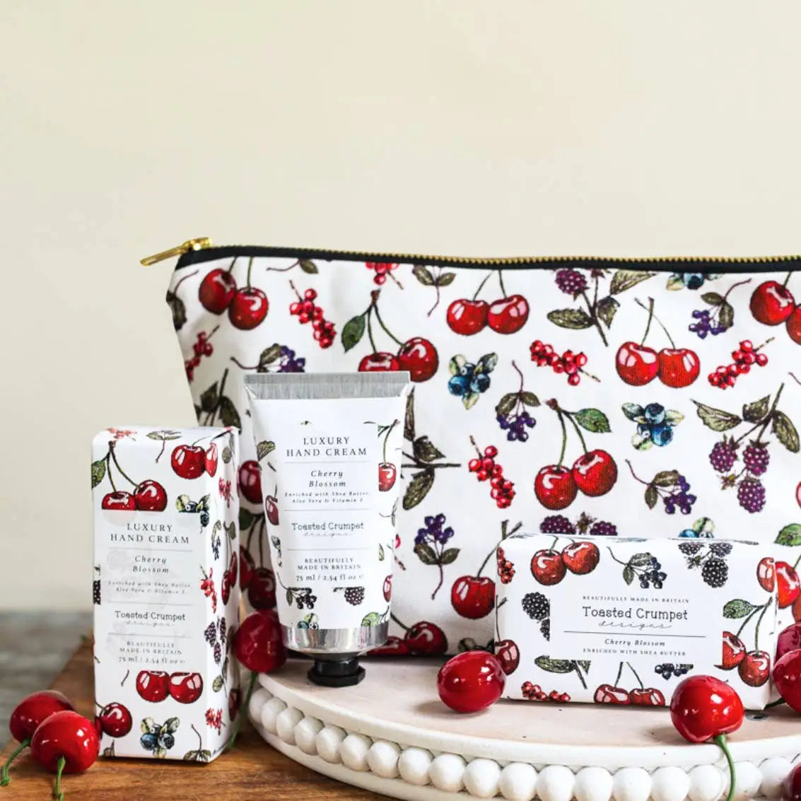 Luxury Hand Cream - Cherry Blossom - Toasted Crumpet (US Duties Paid)