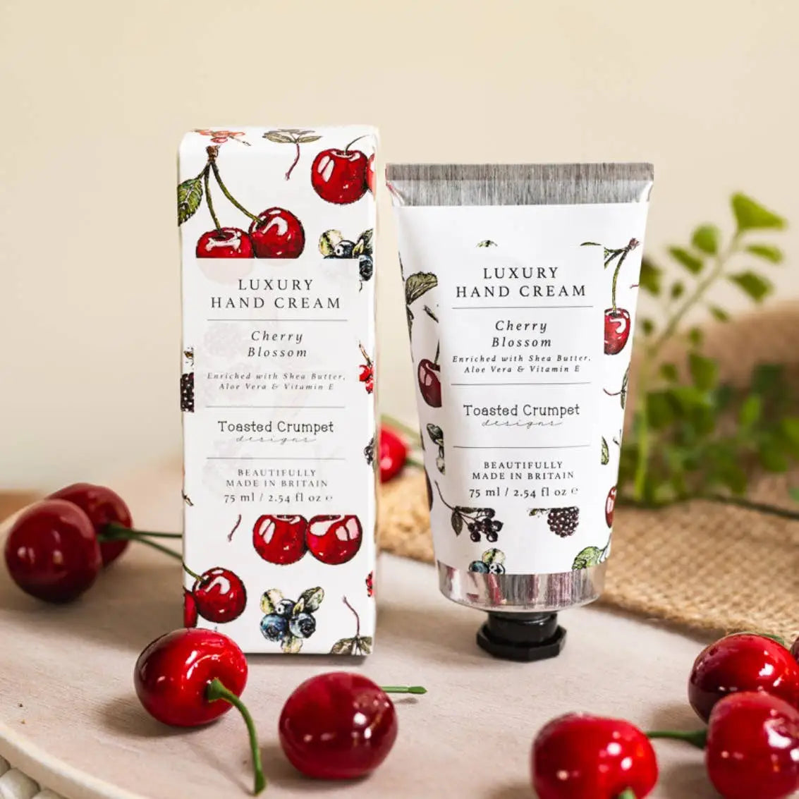 Luxury Hand Cream - Cherry Blossom - Toasted Crumpet (US Duties Paid)