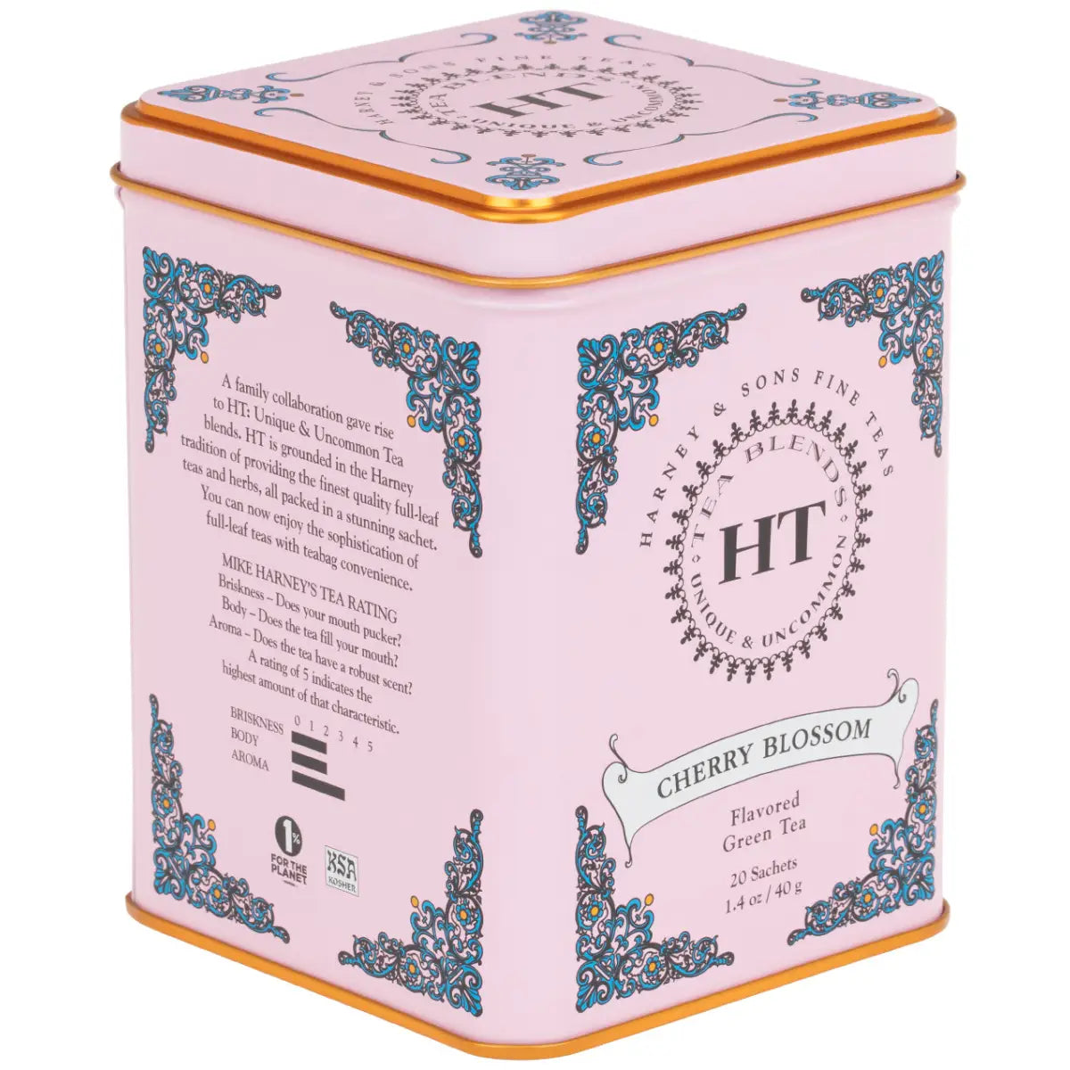 Cherry Blossom Tea - HT Tin of 20 Sachets - Sachets / Tin of 20 Sachets - Harney & Sons Fine Teas