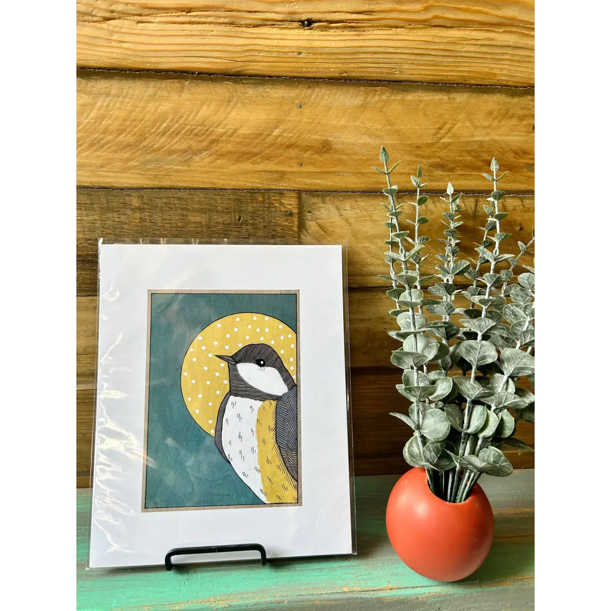 Chickadee Profile Art Print - Dear Darlington