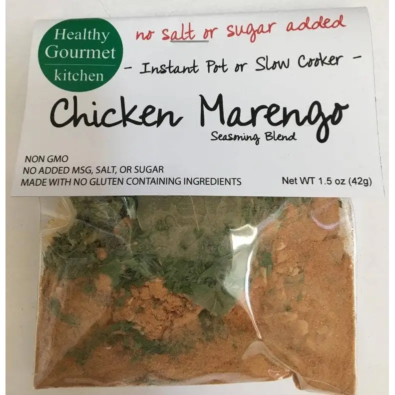 Slow Cooker Seasoning Mix - Chicken Marengo - Meal Starter - Healthy Gourmet Kitchen
