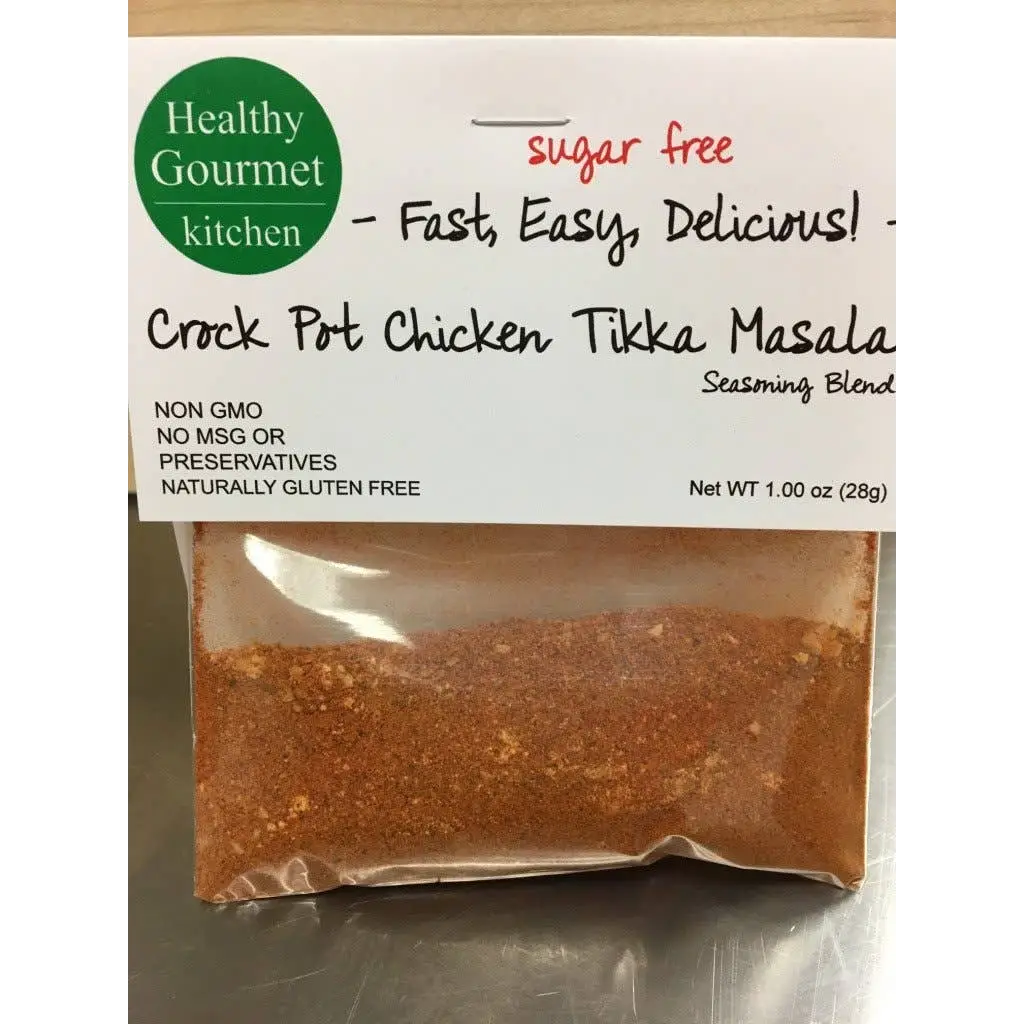 Slow Cooker Seasoning Mix - Chicken Tikka Masala - Healthy Gourmet Kitchen