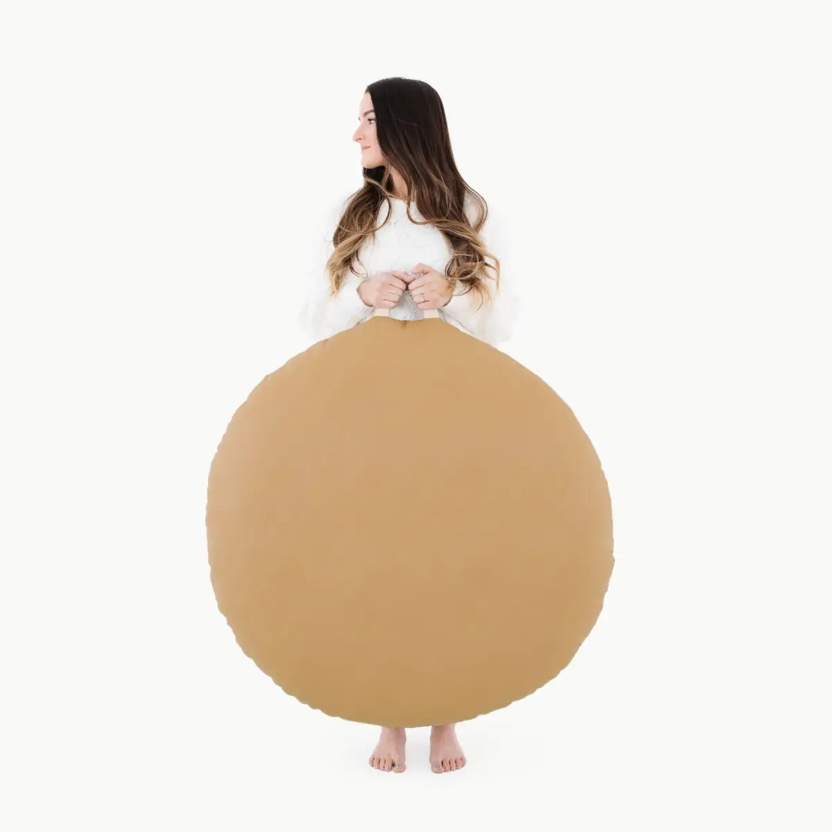Child’s Floor Cushion - Camel / Circle - Gathre