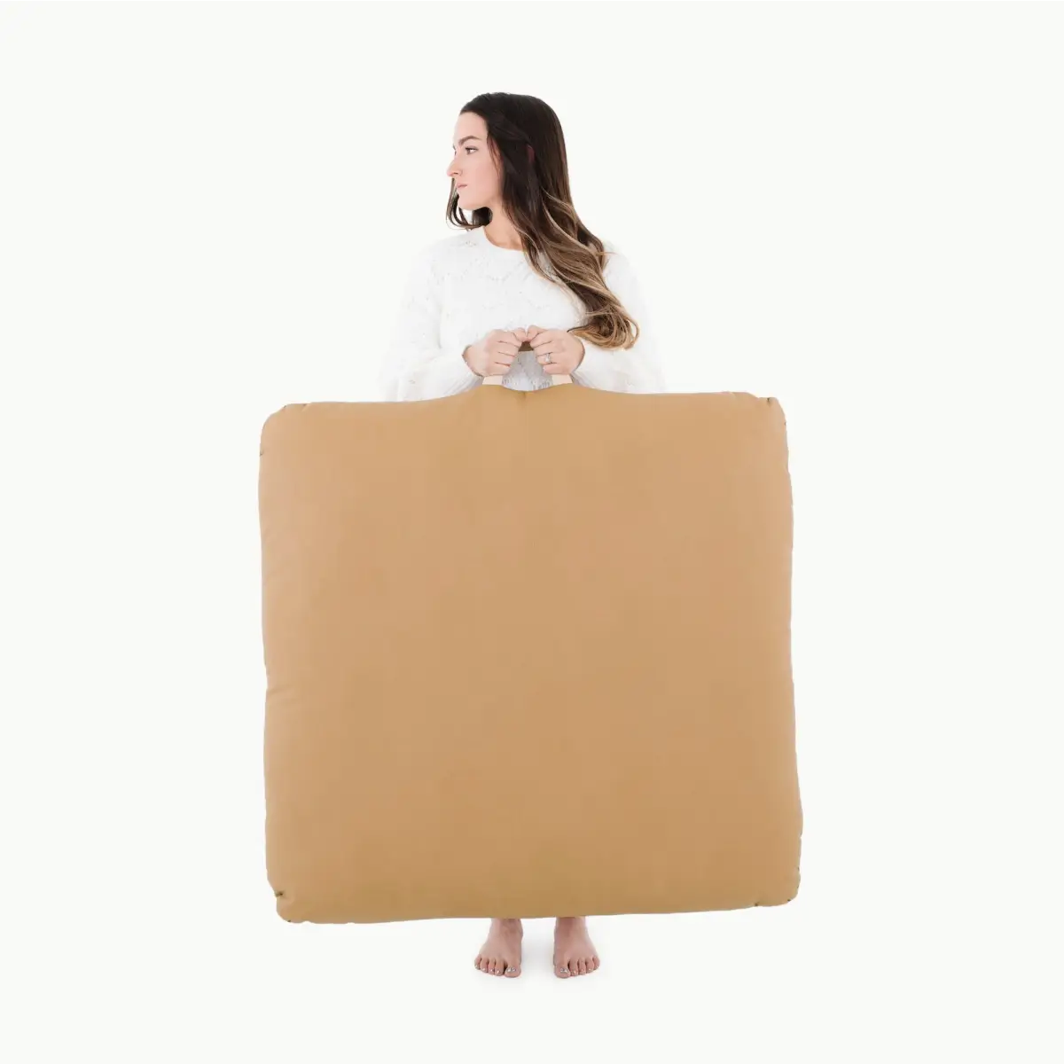 Child’s Floor Cushion - Camel / Square - Gathre