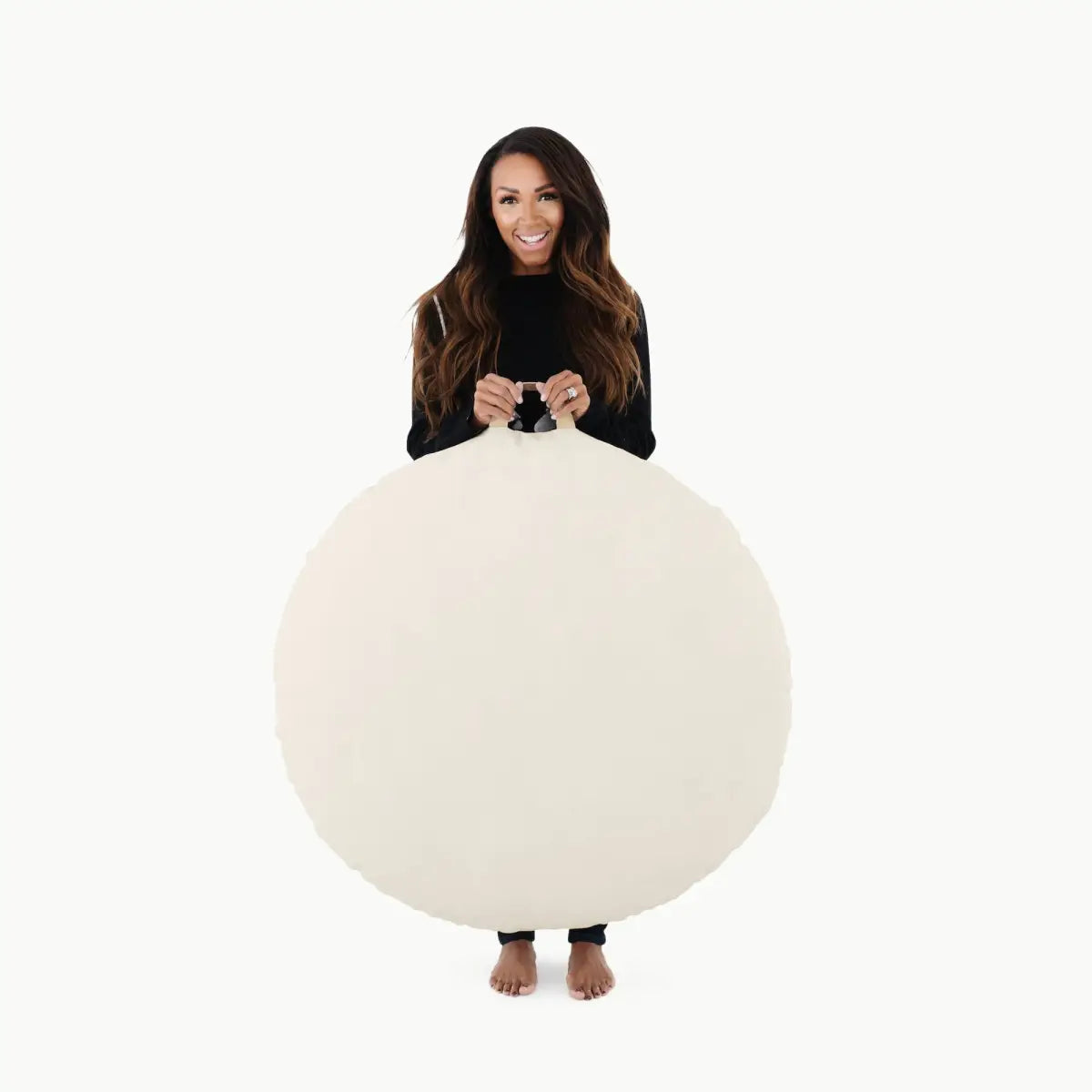 Child’s Floor Cushion - Ivory / Circle - Gathre