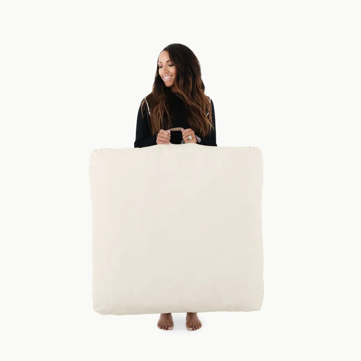 Child’s Floor Cushion - Ivory / Square - Gathre