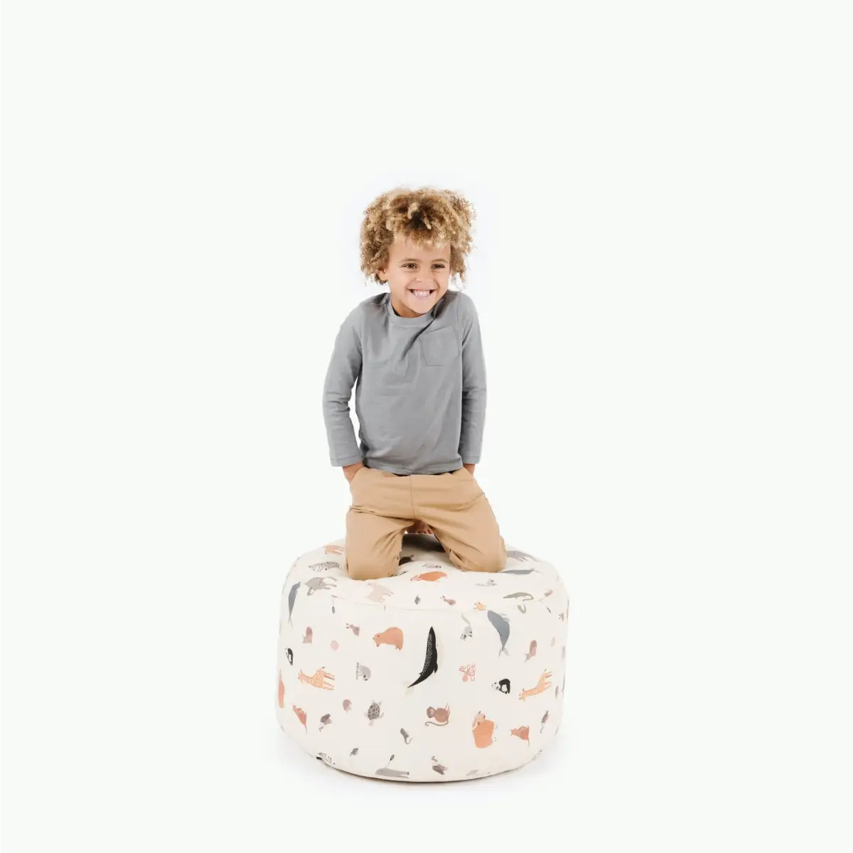 Child’s Play Pouf Ottoman - Menagerie / Circle - Gathre