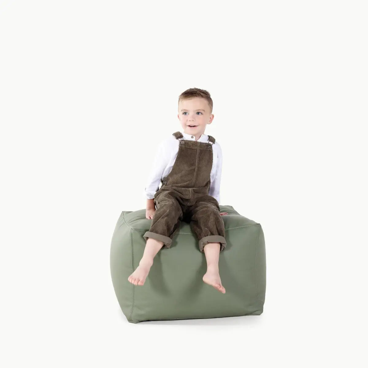 Child’s Play Pouf Ottoman - Thyme / Square - Gathre