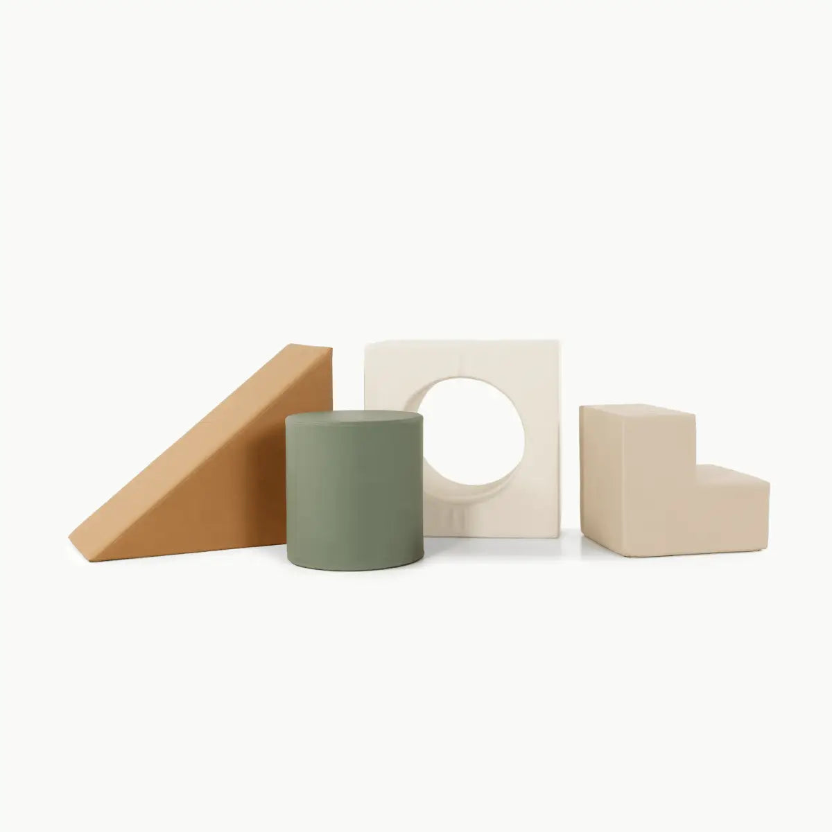 Child’s Tumbling Play Block Set - Camel • Ivory • Thyme • Millet - Gathre