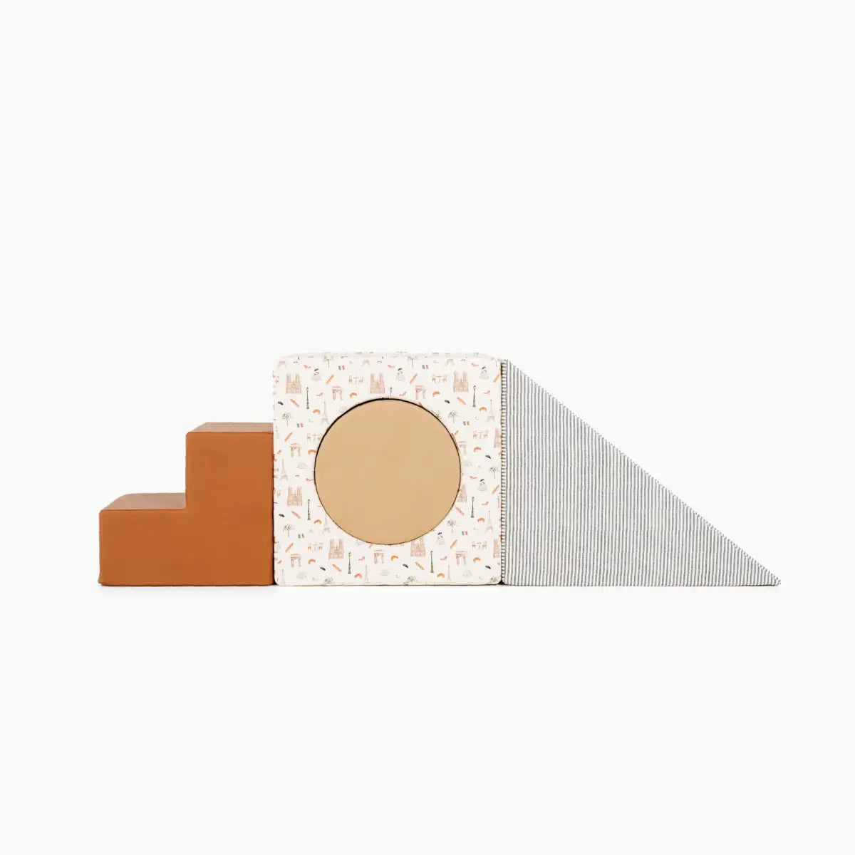 Child’s Tumbling Play Block Set - Paris • Wheat • Stone Stripe • Ginger - Gathre