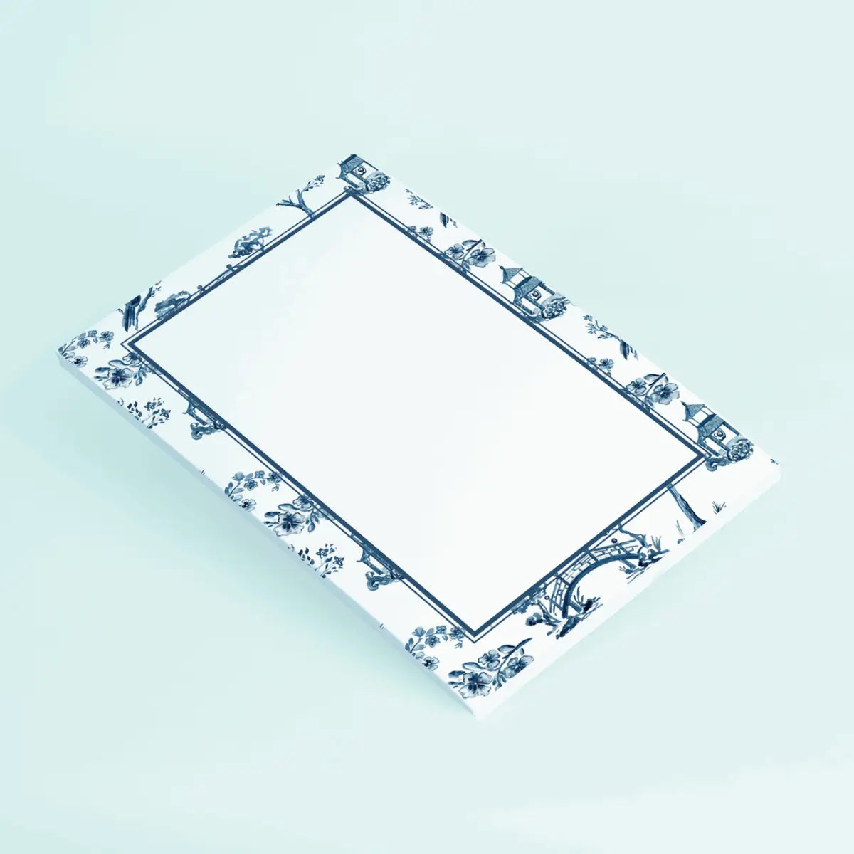 Chinoiserie Desk Notepad - Watercolor - Taylor Paladino