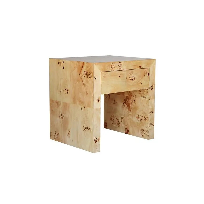 Chloe Burl Wood End Table - Ave Home