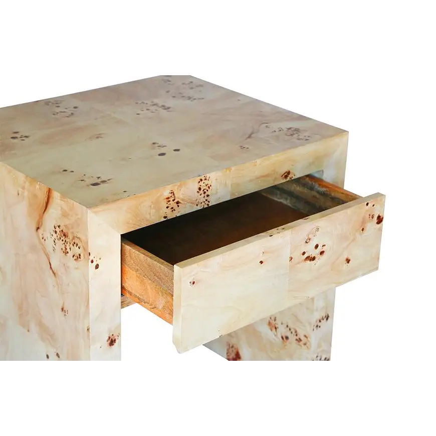 Chloe Burl Wood End Table - Ave Home