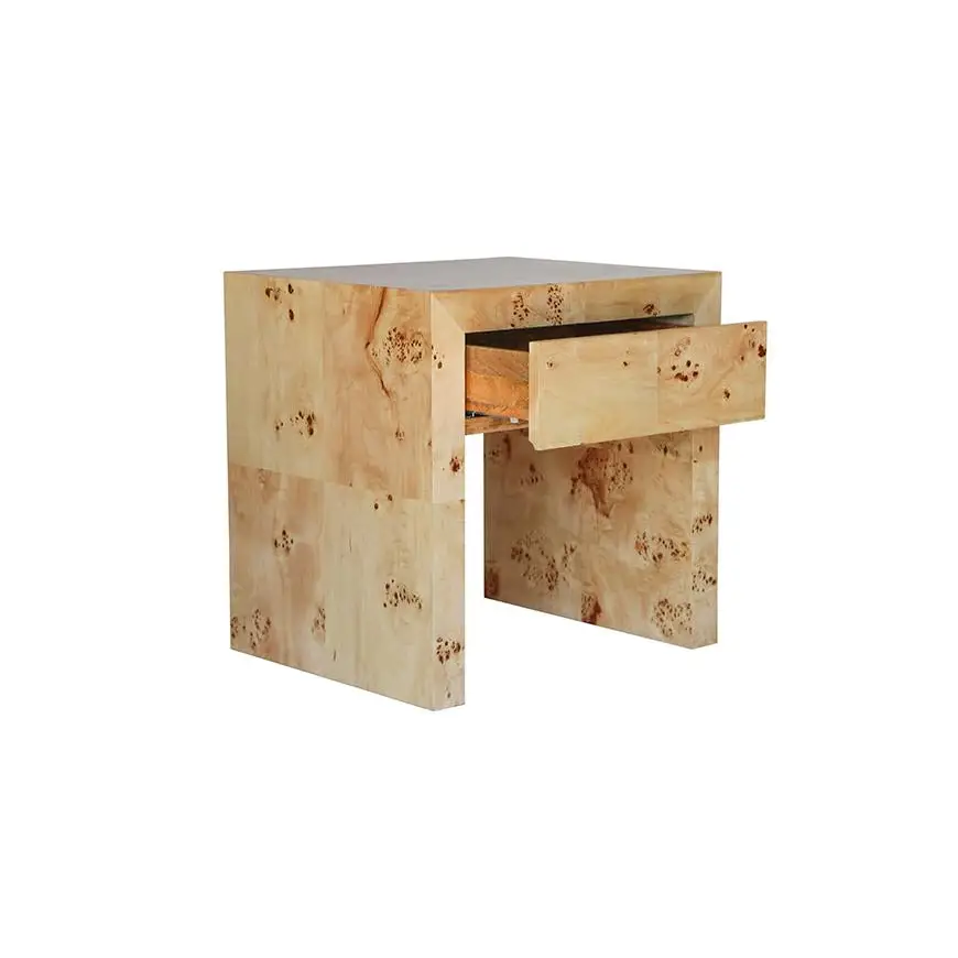 Chloe Burl Wood End Table - Ave Home