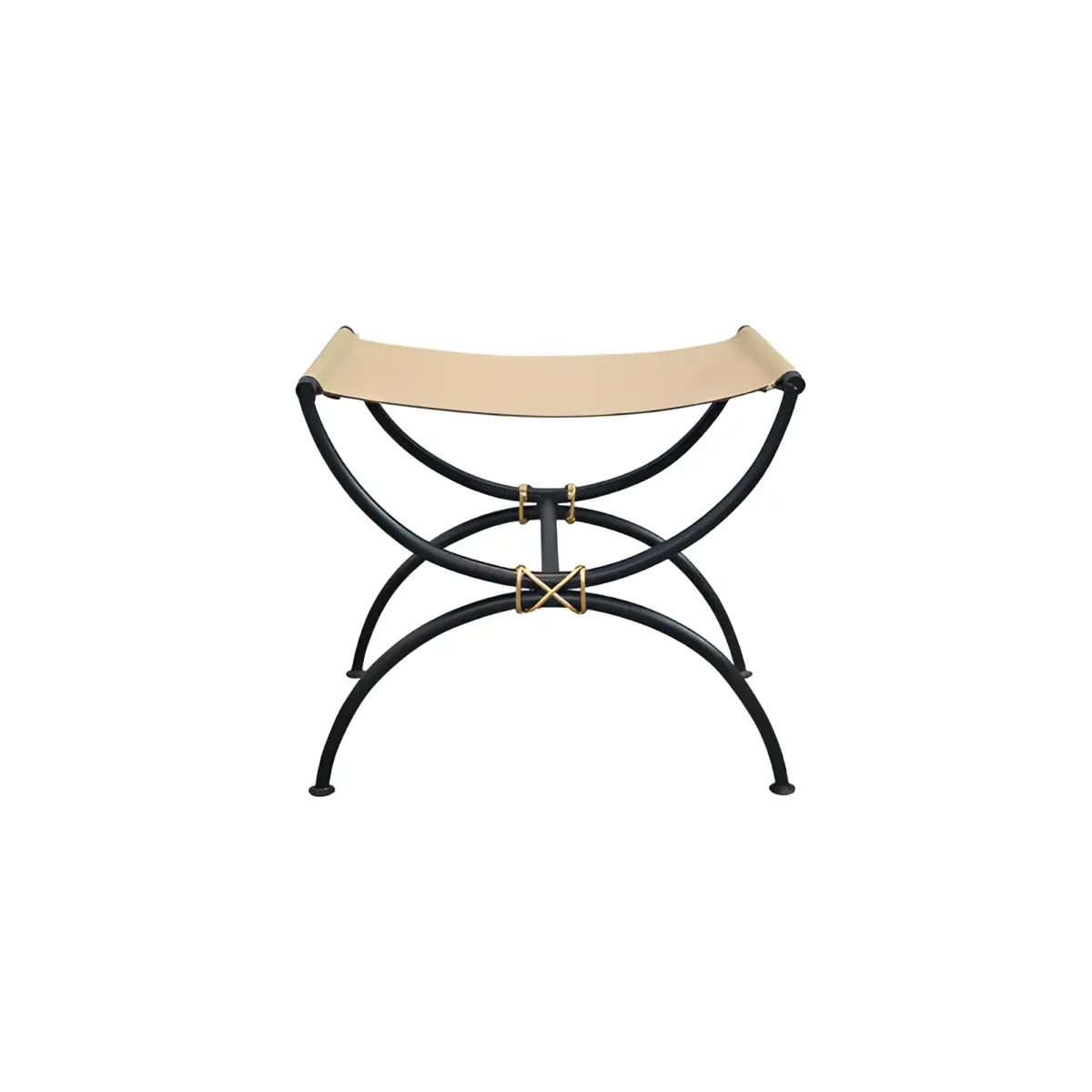 Chloe Leather Stool - Ave Home