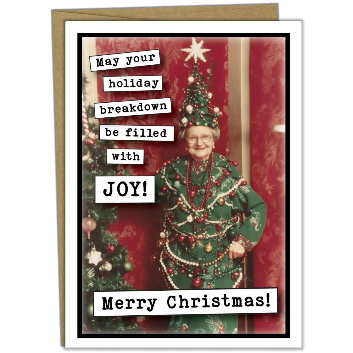 Funny Christmas Card - Holiday Breakdown - Katie Doodle | Boutique Greeting Cards & Birthday Gifts