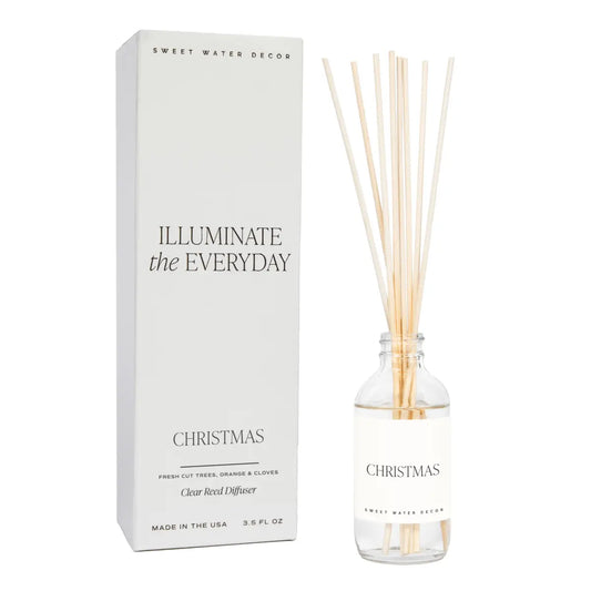 Christmas Clear Reed Diffuser - Sweet Water Decor