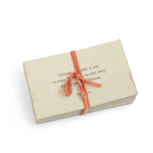 Christmas Quote on Paper - Individual Card - Sugarboo &