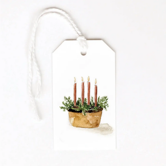 Christmas Gift Tags - Advent Candles - emily lex studio