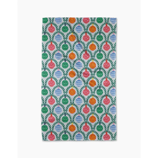 Kitchen Towel - Christmas Ornaments - Geometry