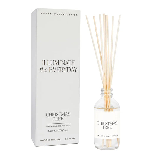 Christmas Tree Clear Reed Diffuser - Sweet Water Decor