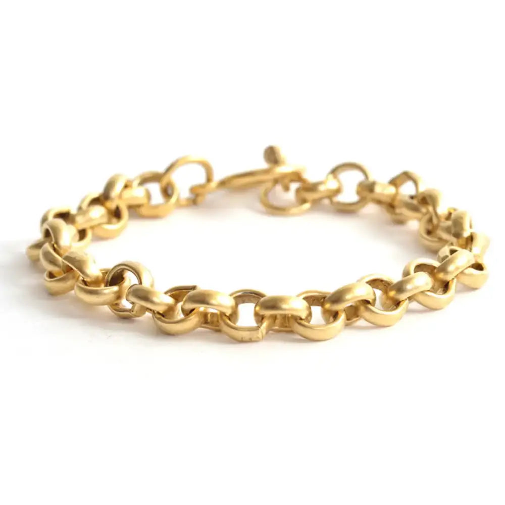 Chunky Charm Bracelet - Gold or Silver - Bel Kai