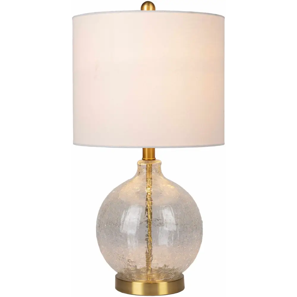 Ciel Contemporary Glass Textured Table Lamp - 24’’H x 12’’W x 12’’D - Boutique Rugs