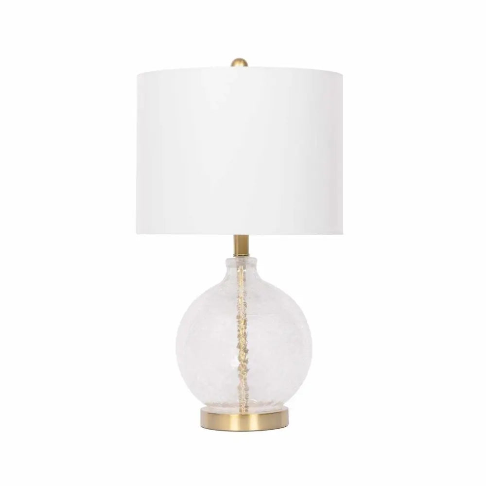 Ciel Contemporary Glass Textured Table Lamp - 24’’H x 12’’W x 12’’D - Boutique Rugs