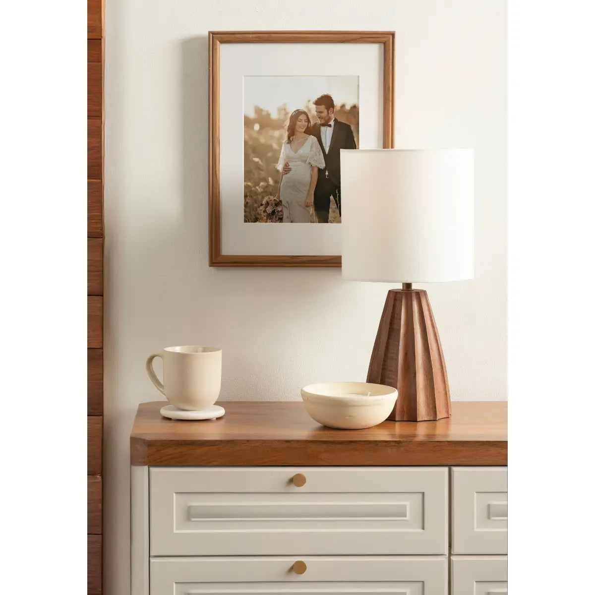 Ciji Scalloped Table Lamp - kateandlaurel