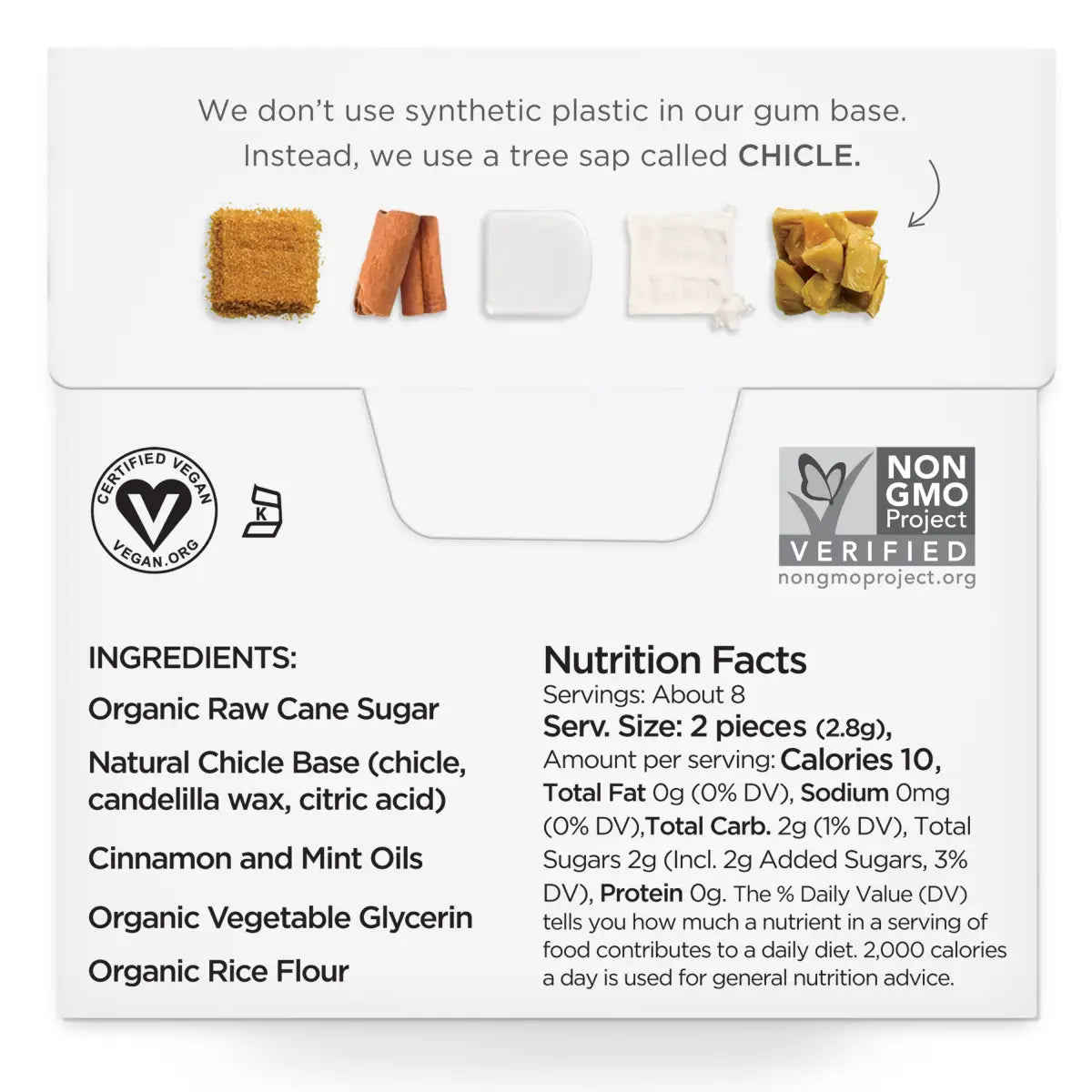 Simply Gum - Cinnamon - All-Natural Chewing Gum - Simply Gum