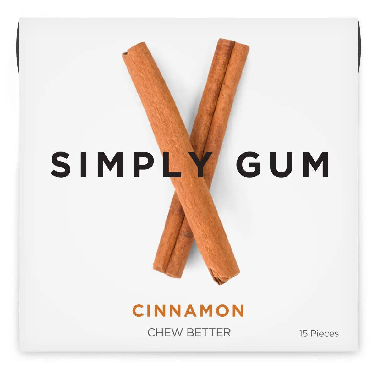 Simply Gum - Cinnamon - All-Natural Chewing Gum - Simply Gum